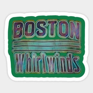 Boston Whirlwinds Basketball Sticker